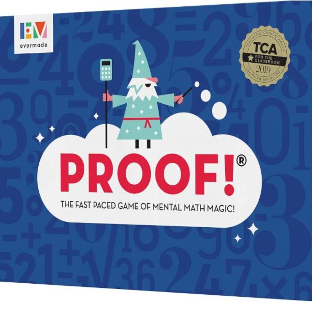 NWOT__Proof! Math Card Game - Teacher's Choice for Mental Math Magic, 9+yrs